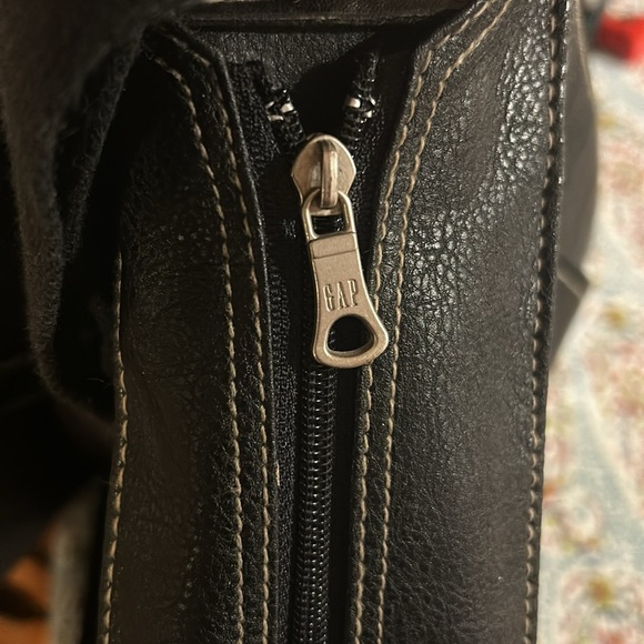 GAP Laptop Satchel Faux/Vegan Leather Expandable - Picture 11 of 14